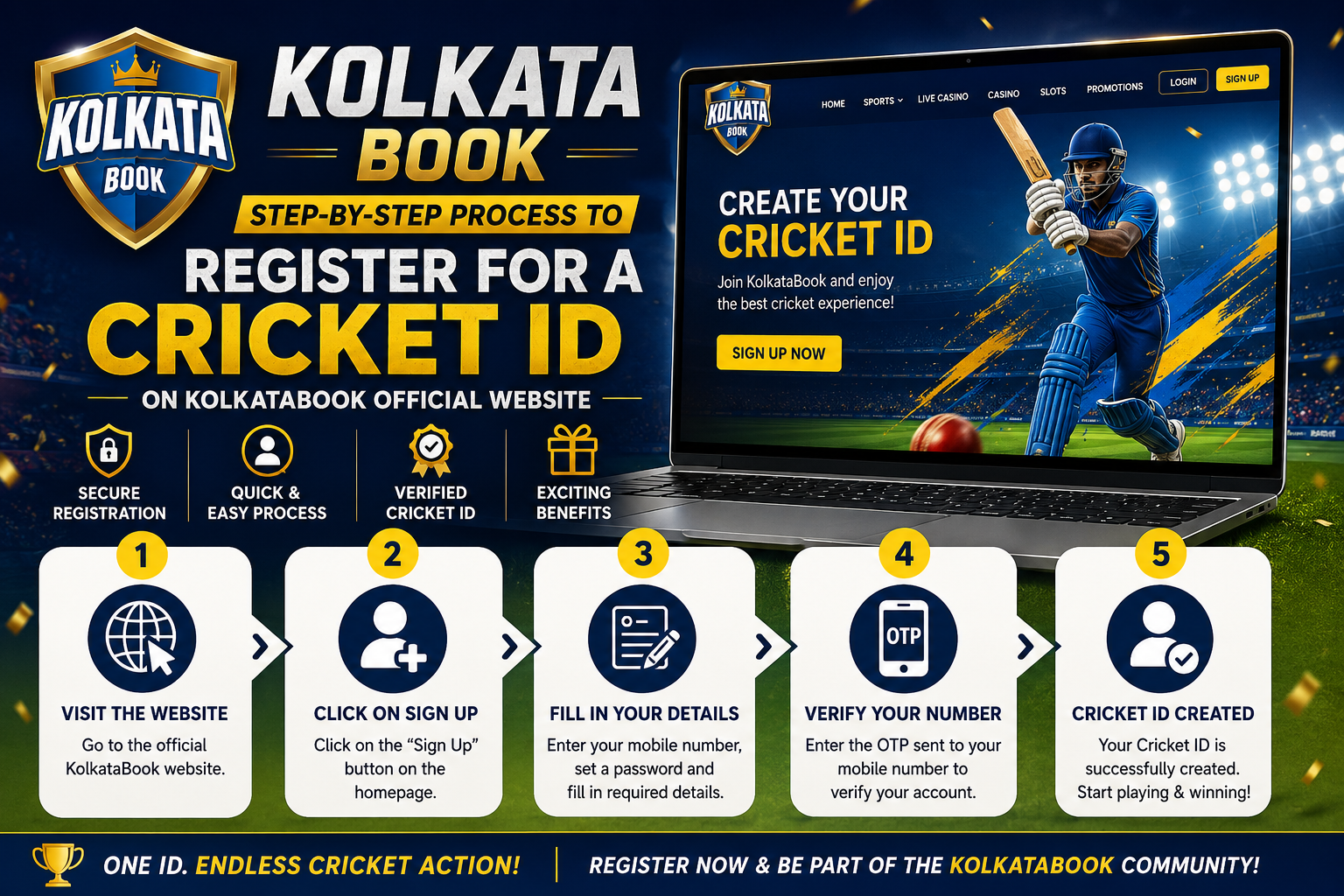 Cricket ID Registration Process