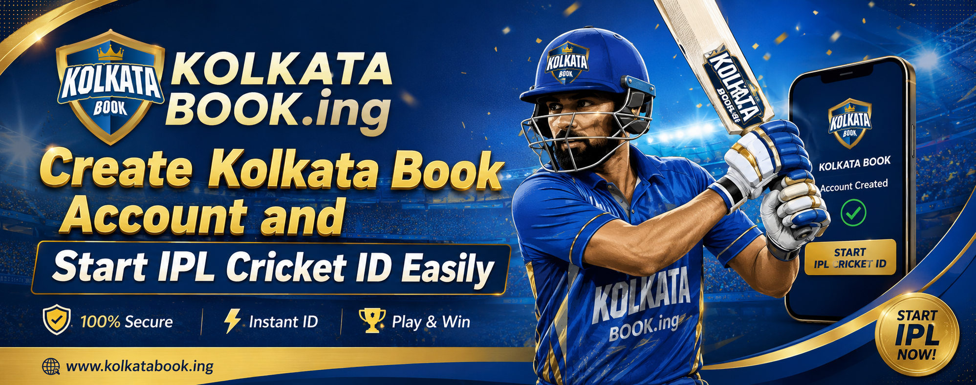 Create Kolkata Book Account